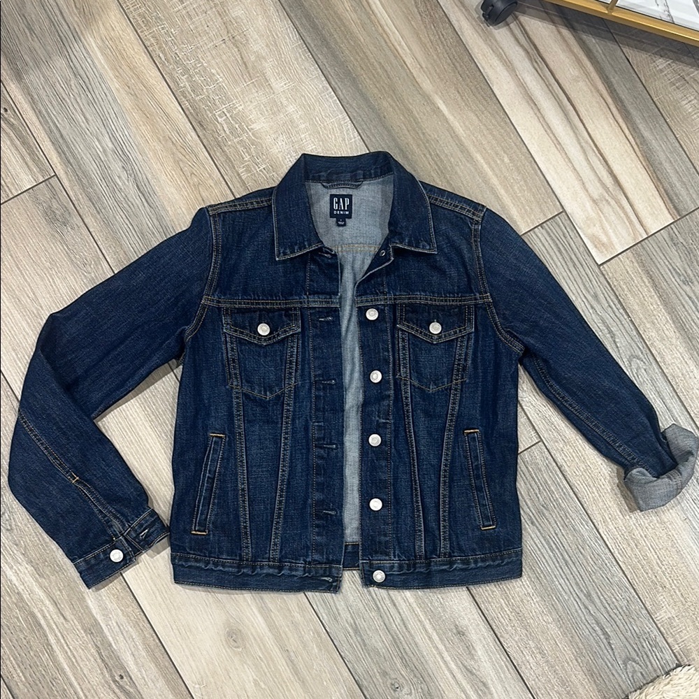 GAP Classic Dark Indigo Denim Jacket